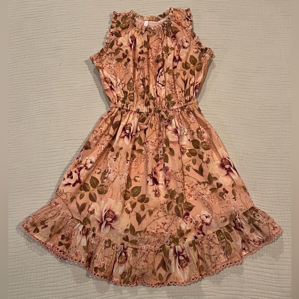 Zimmermann floral ruffle dress size 10 girls